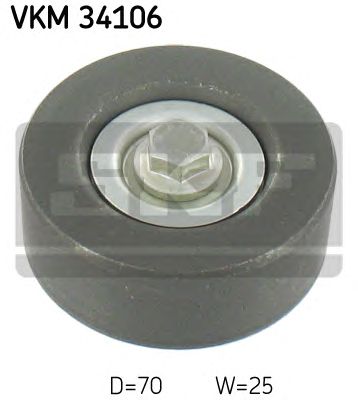 VKM 34106 SKF Обводний ролик1